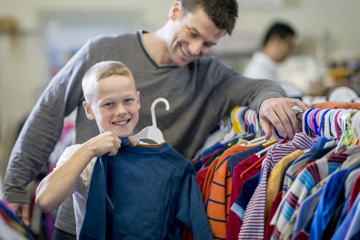 Goodwill | Father and son Shopping