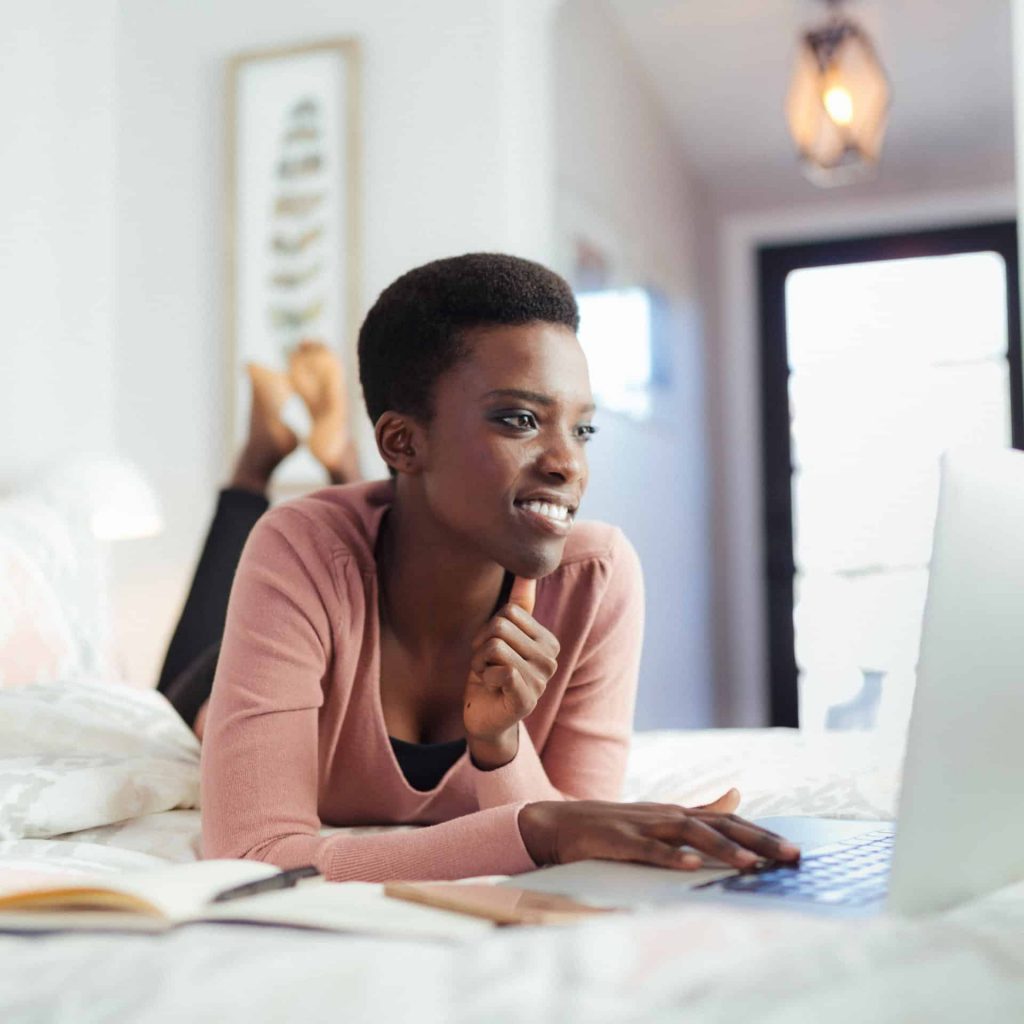 Women on computer