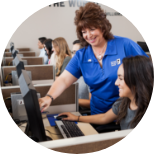 Goodwill AZ | Two Women looking at a computer